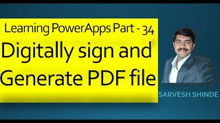 Digitally sign and generate PDF using PowerApps