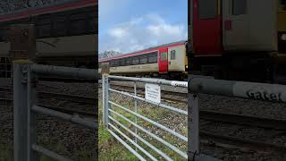 Tfw Class 153325 And 153362 Pass Drope Road Crossing At St Fagans #transport #uk #wales #railway