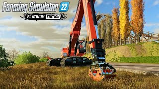 Epic Roller Coaster Renovation! | FS22 Forestry & Construction | Farming Simulator 22 | FS22