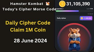 Hamster Daily Cipher Code