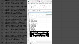 Preenchimento Relâmpago no Excel | #shorts