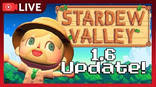 🔴New Stardew Farm! New Player, New 1.6 Update | Stardew Valley