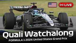 [LIVE] FORMULA 1 United States Grand Prix 2024 - QUALIFYING Watchalong | Live Timing