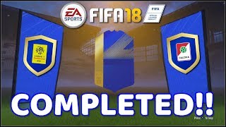 FIFA 18 : Ligue 1 & Calcio A TOTS SBC'S Completed!! (2x Guaranteed TOTS!!)