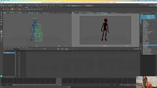 Maya 3 Panels and Camera Setup for Animation