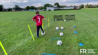 Private Football Coaching Session Highlights with Coach Thomas