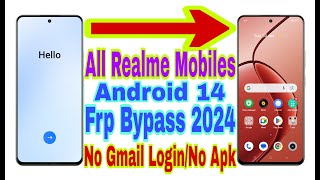 All Realme Frp Bypass Android 14 | New Trick 2024 | Reset Frp/No Pc/Bypass Google Lock 100% Working