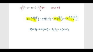 Chapter 2.1 - Linear Equations and Rational Equations