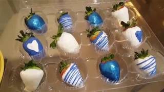 How to make Chocolate Covered Strawberries with Glitter