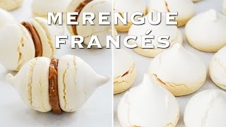 Como hacer Merengue Francés ✩ Merenguitos, Suspiros con Dulce de Leche || Tan Dulce