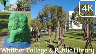 [4K] Whittier College & Public Library -  Los Angeles, CA