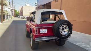 1972 Bronco Cold Start, Running, Walk Around