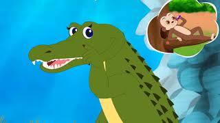 The Monkey and the Crocodile | Panchatantra Stories| English Stories| Children| Kids| Bedtime| Fairy