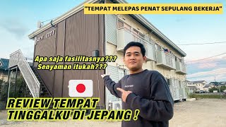 REVIEW TEMPAT TINGGALKU DI JEPANG🇯🇵|| Apato/Room Tour di Jepang