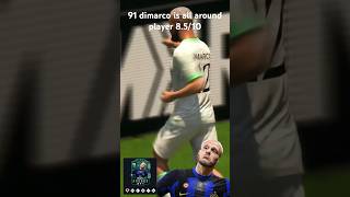 All around 91 dimarco not only fun card #fifa #football #easportsfc #gaming #fc24 #dimarco