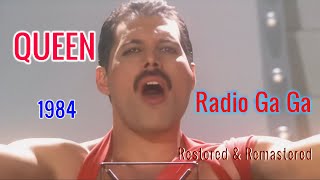 Queen. Radio Ga Ga. Videoclip. 1984. Restored & Remastered. FHD 1440p.