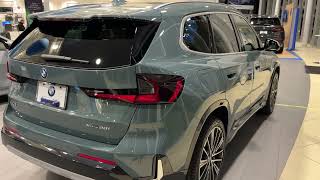 2023 BMW All New X1 Xdrive28i Cape York Green with Oyster Perforated Sensatec