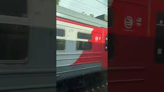 РЖД. Россия из окна поезда. Москва-Ярославль. RUSSIAN RAILWAYS. Russia from the train window.