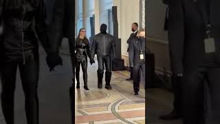 Kanye West with Julia Fox in Paris #kanyewest #juliafox