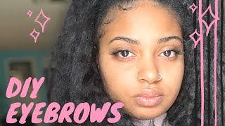 How I do my own eyebrows