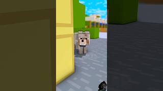 Zombies do not give Dogs food and The Ends 🤔 #shorts #minecraft #minecraftanimation