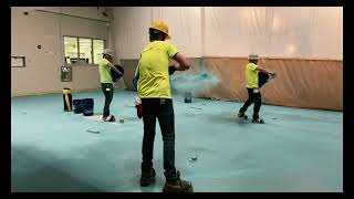 HiTech Floor Coating Timelapse