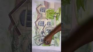 Lets paint a house #artist #muralist #drawing #painting #paint #watercolor #sketch #art