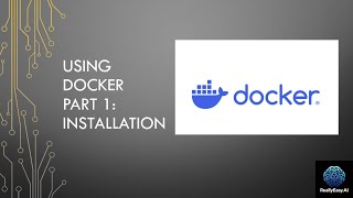 Setting Up for Data Science: Using Docker, Part 1 - Overview and Installation