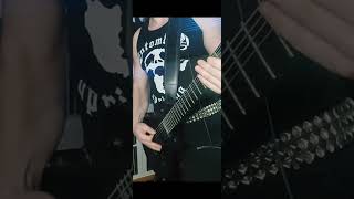 If an OLD SCHOOL DEATH METAL BAND wrote 'THE FINAL COUNTDOWN' #shorts #guitarcover