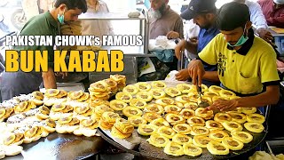 Hanif Burger | Pakistan Chowk's Famous Bun Kabab | Food street Karachi