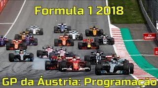 F1 2018 | GP da Austria 2018: Programação - Horário dos Treinos, da Classificação e da Corrida