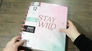 The Happy Planner Big Dashboard Layout STAY WILD MOON CHILD Planner Flip Through 2021