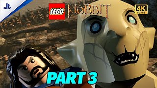 LEGO: THE HOBBIT PS5 Walkthrough Gameplay PART 3 - AZOG THE DEFILER (4K 60FPS)