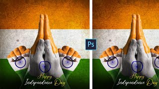 Independence Day Social Media Post Design in Photoshop