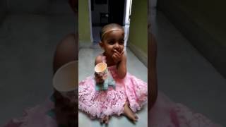 Cute baby tasting Mirinda (Cold Drink)  first time Funny Video