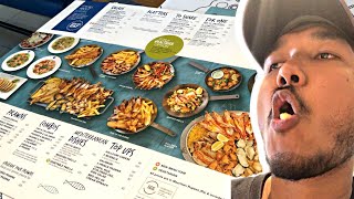 hake fish, prawns and calamari at Ocean Basket, La Croisette | Mauritius vlog