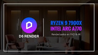 D5 Render FHD & 4K - Ryzen 9 7900X, Intel ARC A770 - Interior