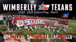 2024-2025 Wimberley Texans Football - District  Highlights Part 2 - #wimberley