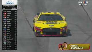 MICHAEL MCDOWELL SPINS FIRST LAPS OF THE RACE - 2023 GEICO 500 NASCAR CUP SERIES AT TALLADEGA