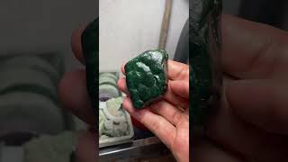 Rare green Myanmar jadeite jade!