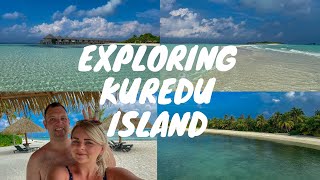 DAY 2 KUREDU ISLAND RESORT MALDIVES | MORE EXPLORATION, FUNNY HERMIT CRAB RACING & PRIZE G'WAY