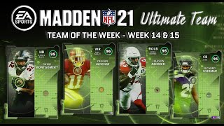 MUT 21 Team Of The Week For Week 14 & 15 Revealed! LTD D Jax, Sherman Plus Ricky Williams!