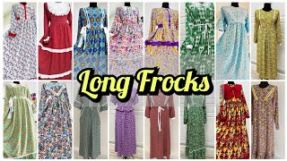 Casual All Over Printed Frock Designs For Your Winter Dresses 2024 || Frock Ke Designs || Frock dzns