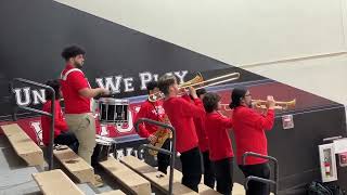 Westland Hialeah Wildcats band at the boys basketball game (1/17/2023)