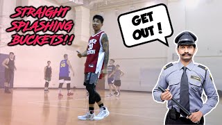 PRO HOOPERS Get KICKED OUT of the court for getting TOO MUCH BUCKETS!!