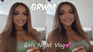 GIRLS NIGHT GRWM + LIL VLOG!!! COME GET READY WITH ME FOR A LIL GIRLY NIGHT | COSMOPOLITAN | KASHA