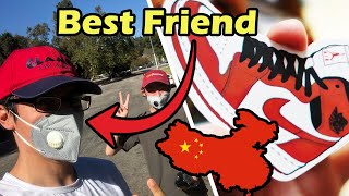 My Best Friend Brings Me Sneaker Gifts from China!!