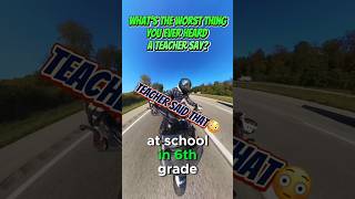 Reddit story: worst thing you ever heard a teacher say #yamaha #mt09 #reddit #redditstories #r6#bike