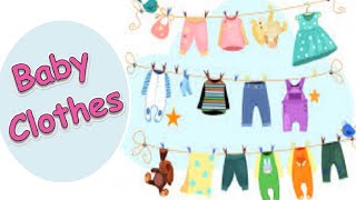 Kids vocabulary - Baby Clothes - Learn clothing