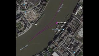 Barge Delivery Skipper JANINE Delivery Cuxton Dry Dock Return To London